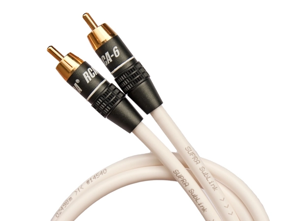 Supra kabel Sublink-RCA Subwooferkabel - 2 meter 