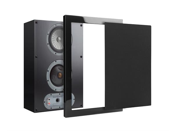 Monitor Audio SoundFrame 1 On-Wall - stk Vegghøyttaler - Sort