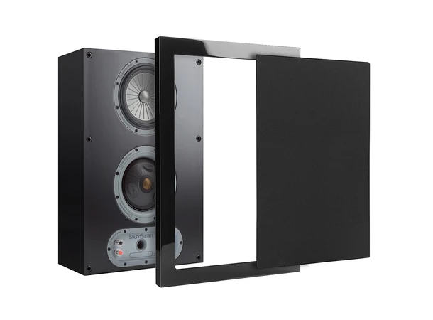 Monitor Audio SoundFrame 1 On-Wall - stk Vegghøyttaler - Sort 