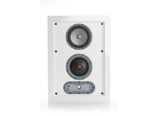 Monitor Audio SoundFrame 1 On-Wall - stk Vegghøyttaler - Hvit