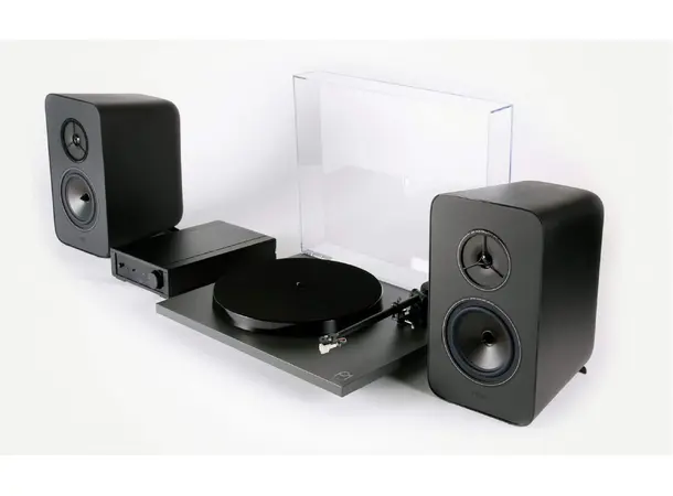 Rega System One, komplett stereoanlegg Rega IO, Planar 1 og Kyte 
