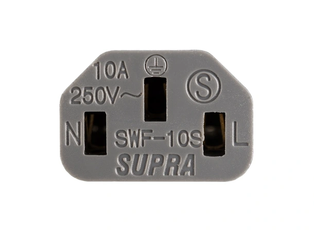 Supra LoRad 2.5 IEC-C13 Strømkabel 10A - 2 meter 