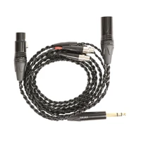 Audeze LCD kabel 2x mini XLR til 4pinXLR 2 x mini-XLR - 4-pins XLR m adapter 6,3