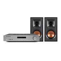 Cambridge Audio AXA35 og Klipsch R-51M Stereoforsterker med stativhøyttalere