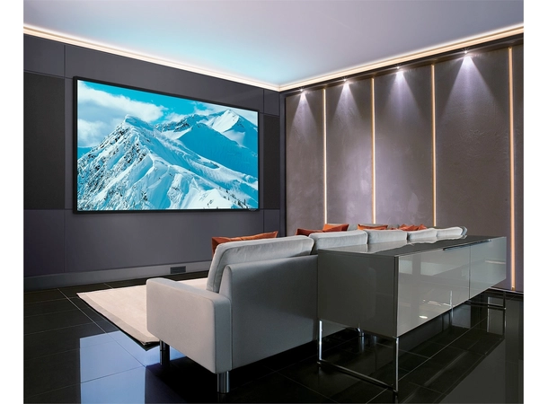 Grandview EDGE 4K UHD 29mm - Grå Rammespent lerret 234x132 (106") 