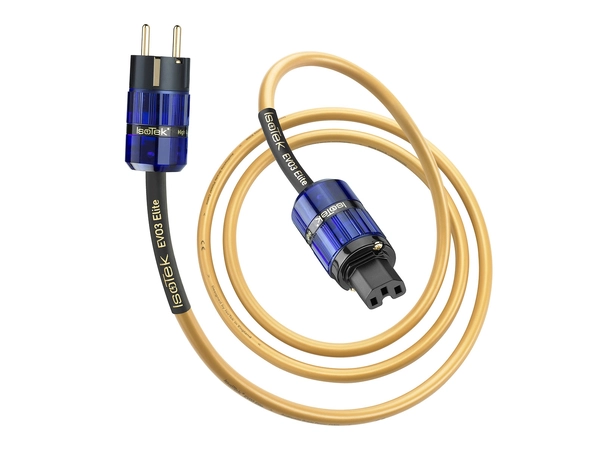 IsoTek EVO3 Elite IEC-C15 Strømkabel - 2 meter 