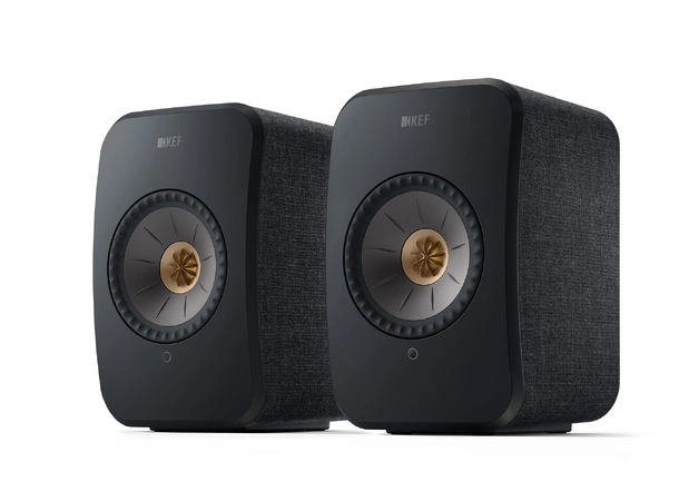 KEF LSX II - Sort Aktive høyttalere 