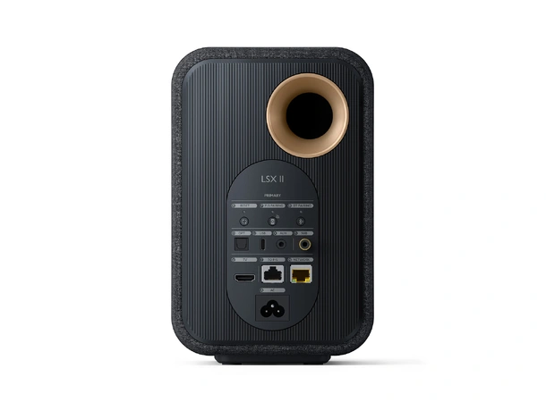 KEF LSX II - Sort Aktive høyttalere 