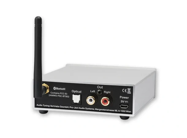 Pro-Ject Bluetooth Box S2 HD Bluetooth-mottaker - Sort 