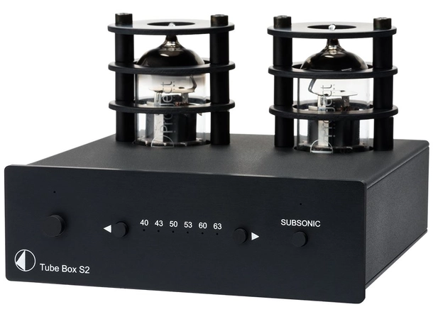 Pro-Ject Tube Box S2 - Sort MM/MC RIAA-trinn 