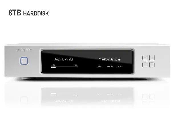 Aurender N10 8TB musikkserver Tidal, MQA, DSD, USB/BNC/AES-EBU 