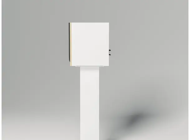 Blok Axis 600 Stand - Hvit Gulvstativ - 60cm 