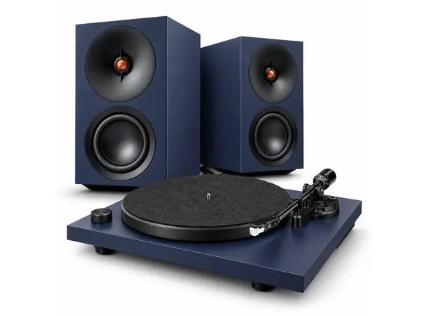 Cambridge Audio L/R S / Spira 1 - Blå Aktive høyttalere og platespiller 