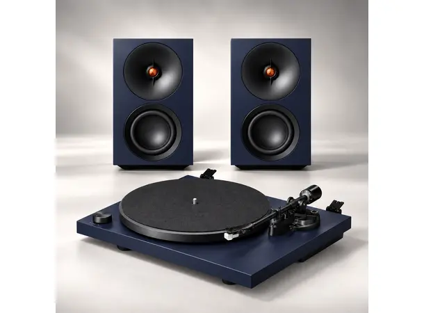 Cambridge Audio L/R S / Spira 1 - Blå Aktive høyttalere og platespiller 