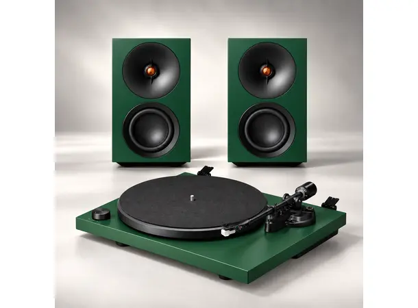 Cambridge Audio L/R S / Spira 1 - Grønn Aktive høyttalere og platespiller 