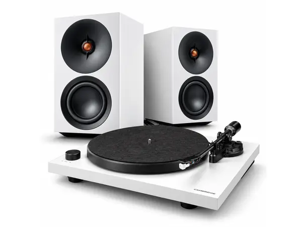 Cambridge Audio L/R S / Spira 1 - Hvit Aktive høyttalere og platespiller 