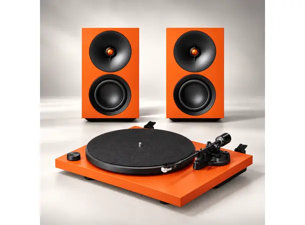 Cambridge Audio L/R S / Spira 1 - Orange Aktive høyttalere og platespiller 