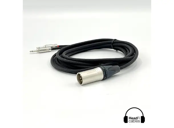 HeadFi Cables 2 x 3,5mm - 4pin XLR Hodetelefonkabel - 5 meter 