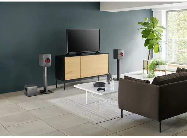 KEF KC62 - Titangrå Subwoofer 2 x 6,5" 