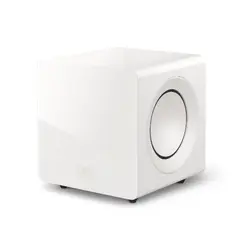 KEF KC92 - Hvit høyglans Subwoofer 2x9" - Force cancelling