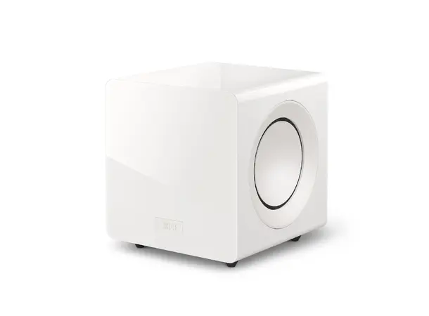 KEF KC92 - Hvit høyglans Subwoofer 2x9" - Force cancelling 