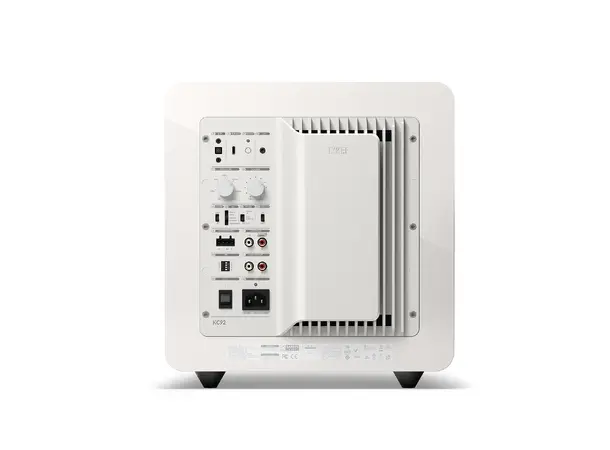 KEF KC92 - Hvit høyglans Subwoofer 2x9" - Force cancelling 