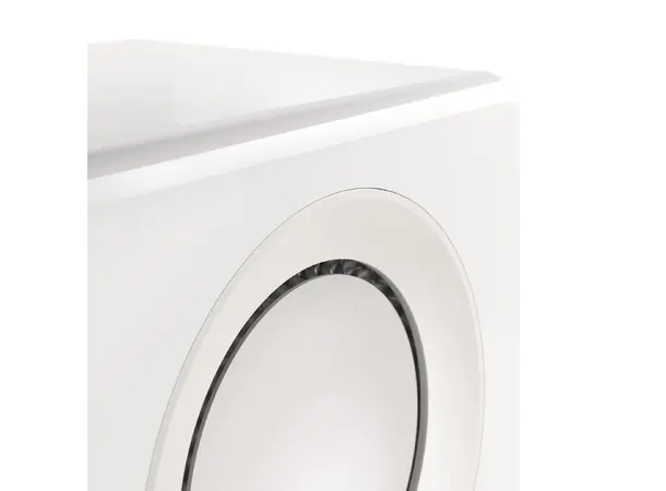 KEF KC92 - Hvit høyglans Subwoofer 2x9" - Force cancelling 