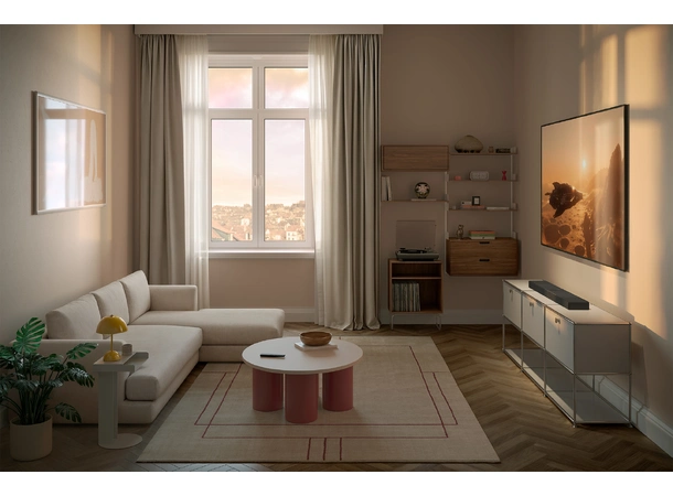 KEF XIO - Sort High-end lydplanke med rå lyd 