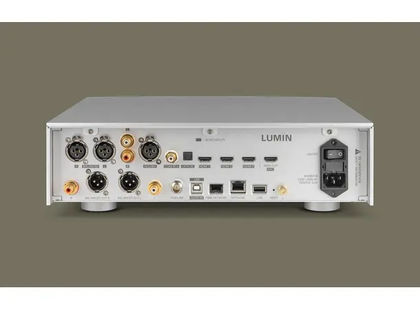Lumin P1 - Sølv High-end Audiohub med streamer 