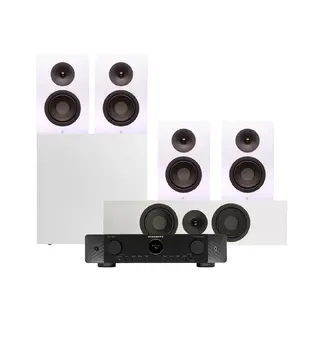 Marantz Cinema 70s / SA Signature 6 5.1 Pakke med receiver og høyttalere - Hvit