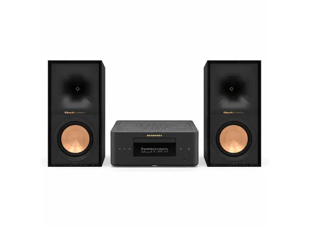 Marantz MCR 60n DAB / Klipsch R-50M Stereopakke med forsterker og høyttalere 