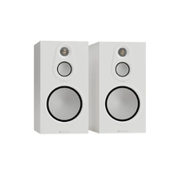 Monitor Audio Silver 100 8G - Matt hvit Stativhøyttalere, 3-veis