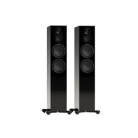 Monitor Audio Silver 300 8G - Sort piano Gulvstående vhøyttalere, 3-veis