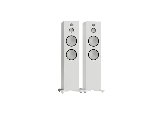 Monitor Audio Silver 500 8G - Matt hvit Gulvstående vhøyttalere, 3-veis 