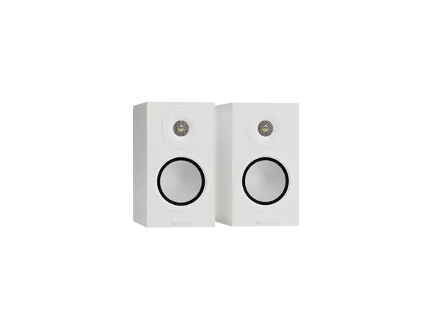 Monitor Audio Silver 50 8G - Matt hvit Stativhøyttalere, 2-veis 