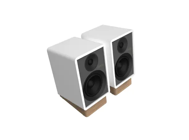Onkyo GX-30ARC - Hvit Akive høyttalere med HDMI og RIAA 
