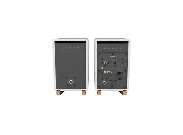 Onkyo GX-30ARC - Hvit Akive høyttalere med HDMI og RIAA 