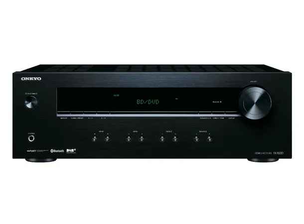 Onkyo TX-8220 - Sort Stereoreceiver, DAB+ radio, Bluetooth 