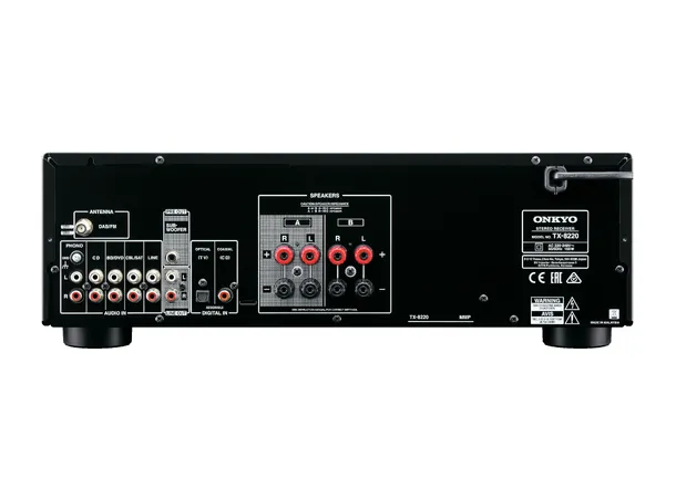 Onkyo TX-8220 - Sort Stereoreceiver, DAB+ radio, Bluetooth 