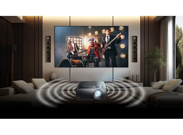 Optoma UHZ58LV (DEMO) 4K UHD laserprojektor til hjemmekino 