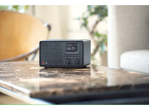 Pinell Supersound 201 WiFi - Sort DAB radio med WiFi og Bluetooth 