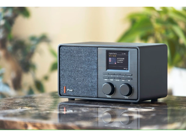 Pinell Supersound 201 WiFi - Sort DAB radio med WiFi og Bluetooth 