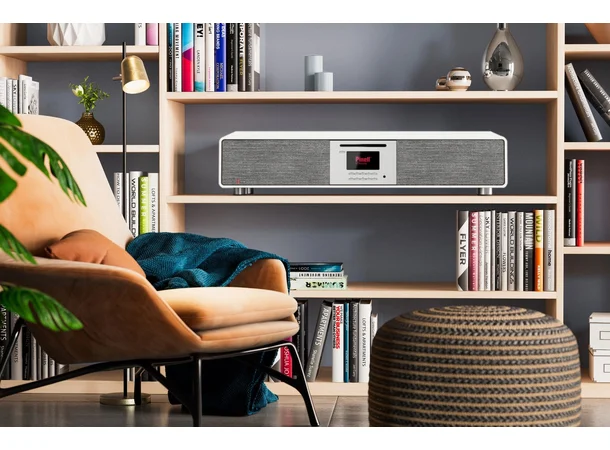 Pinell Supersound 901 - Hvit Dab-radio med CD, Bluetooth og Wi-Fi 