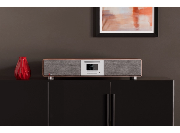 Pinell Supersound 901 - Valnøtt Dab-radio med CD, Bluetooth og Wi-Fi 