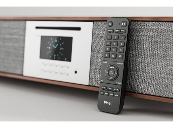 Pinell Supersound 901 - Valnøtt Dab-radio med CD, Bluetooth og Wi-Fi