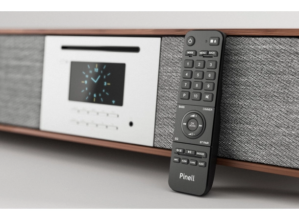 Pinell Supersound 901 - Valnøtt Dab-radio med CD, Bluetooth og Wi-Fi 