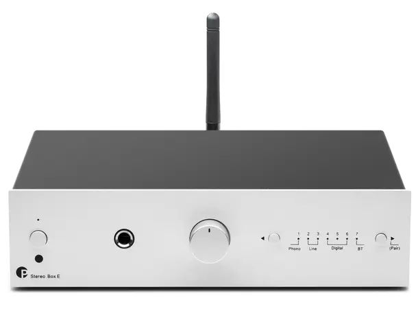 Pro-Ject Stereo Box E - Sølv Integrert forsterker med DAC og BT 