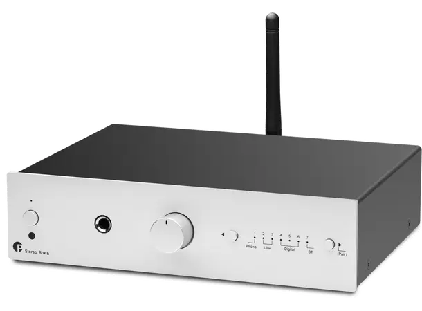 Pro-Ject Stereo Box E - Sølv Integrert forsterker med DAC og BT 