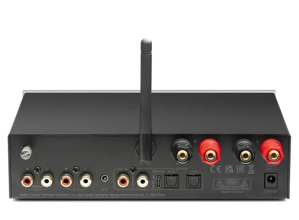 Pro-Ject Stereo Box E - Sølv Integrert forsterker med DAC og BT 