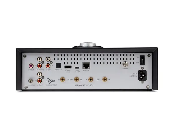 Ruark R610 - Sort/Charcoal Stereoforsterker med streamer 